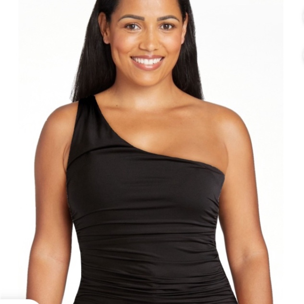 Elegant Black One-Shoulder top